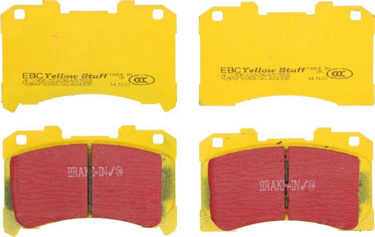 EBC Brakes DP42430R — Zestaw klocków hamulcowych, hamulce tarczowe