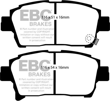 BENDIX Braking BPD1423 - KLOCKI HAMULCOWE PRZÓD