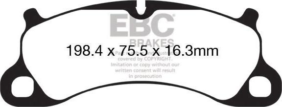 ATE 13.0460-4886.2 - KLOCKI HAM. PORSCHE P. 911 3.0-3.8 CARRERA 12-