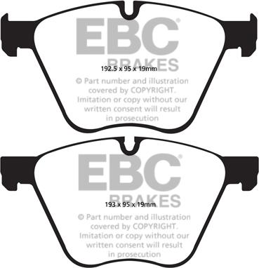EBC Brakes DP42007R - Klocki hamulcowe tuningowe