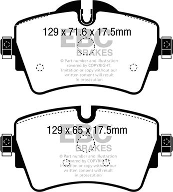 Maxgear 19-3597 - KLOCKI HAM. BMW P. 2 1.5-2.0 D 14-