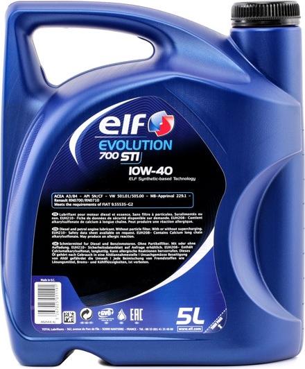 ELF 2202842 - OLEJ ELF 10W40 60L EVOLUTION 700 STI - A3-B4 - SN-CF - 229.3 - 505.00 - RN0710 - B71 2300-2294 - 9.55535-G2