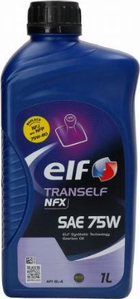 ELF 2223519 - OLEJ ELF 75W TRANSELF NFX 1L - GL4 - ZASTĘPUJE NFJ I NFP - SX - JXX - TLX - NDX - NDK1 - PXX - DBX