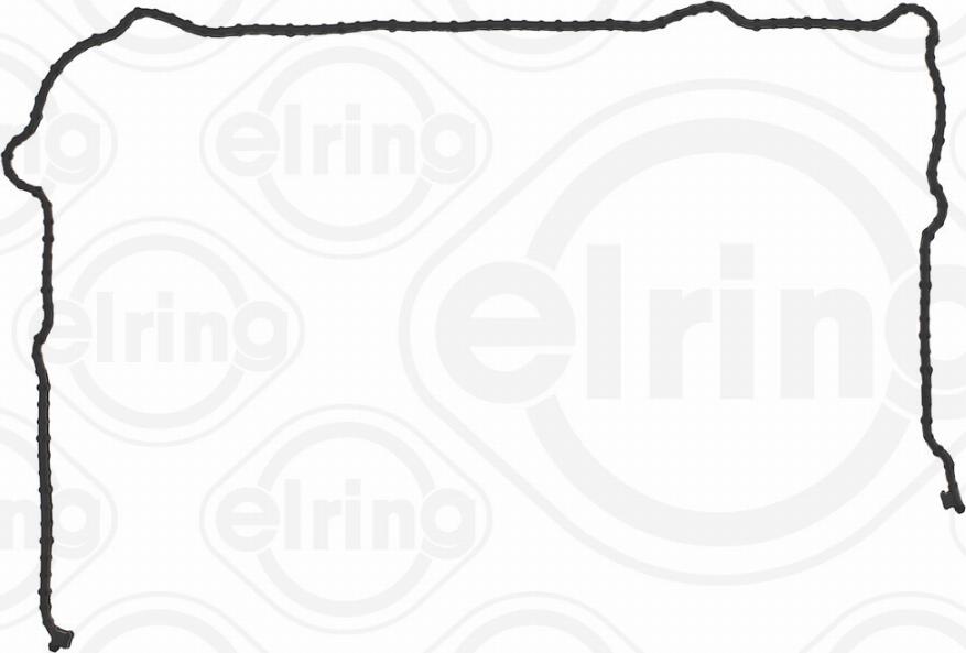 Elring 038.300 - Uszczelka, pokrywa obudowy (skrzynia korbowa) uszczelniająca obudowę skrzyni korbowej, pokrywę lub powiązany kanał silnika
