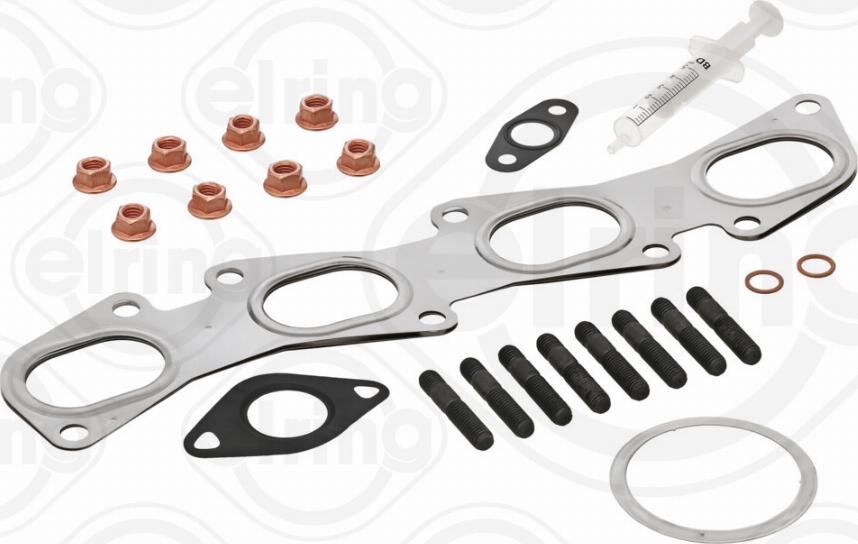 Elring 703.940 - ZESTAW MONTAŻOWY TURBOSPRĘŻARKI ALFA 159 1.9 JTDM 16V 06-