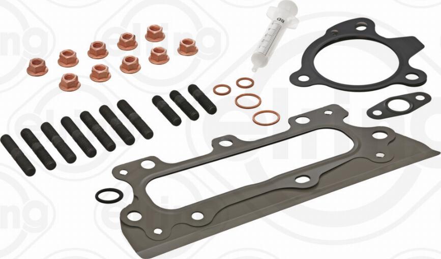 Elring 779.140 - ZESTAW MONTAŻOWY TURBOSPRĘŻARKI NISSAN MICRA 0.9 19-