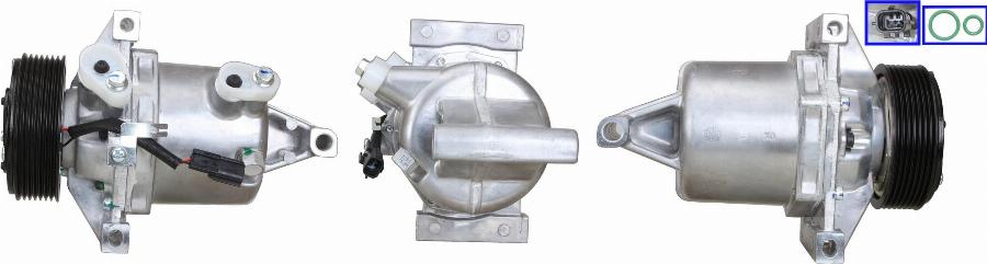 Elstock 51-1521 - KOMPRESOR KLIMATYZACJI REGENEROWANY DACIA SANDERO III 1.0 TCE 100