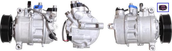 Elstock 51-1036 - KOMPRESOR KLIMATYZACJI REGENEROWANY VW AMAROK 2HA. 2HB. S1B. S6B. S7A. S7B 3.0 TDI 4MOTION