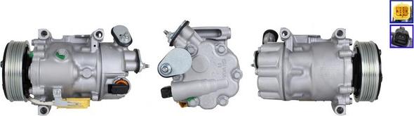 Elstock 51-1131 - KOMPRESOR KLIMATYZACJI PEUGEOT 508 2.0 HDI 10-18