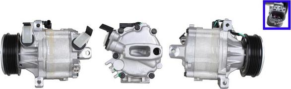 Elstock 51-1124 - KOMPRESOR KLIMATYZACJI REGENEROWANY OPEL VIVA C16 1.0