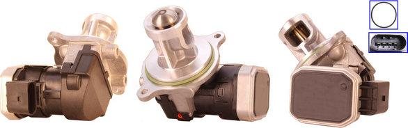 Elstock 73-0166 - ZAWÓR EGR DB W169-W245 CDI