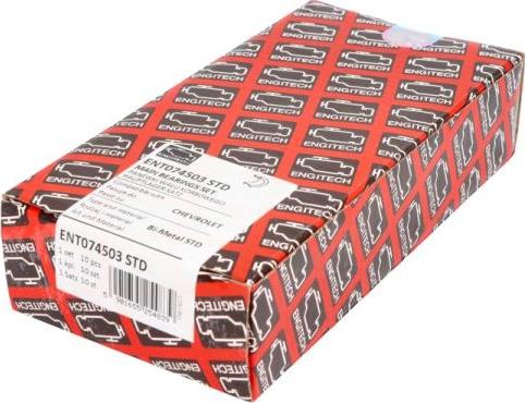 ENGITECH ENT074503 STD — Zestaw łożysk wału korbowego