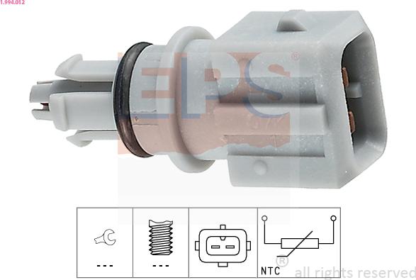 EPS 1.994.012 - CZUJNIK TEMP. POWIETRZA CITROEN SAXO 1.6 96-