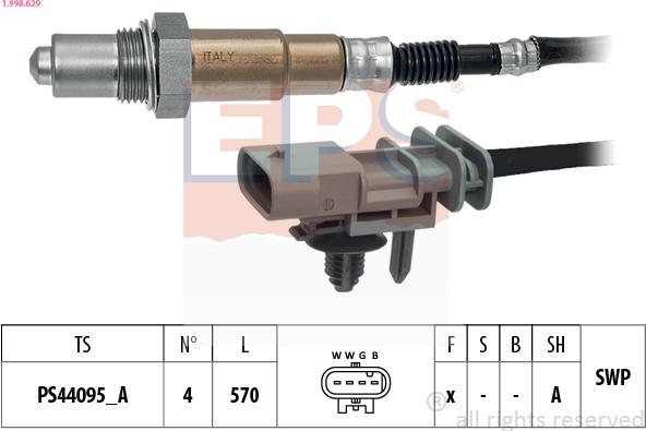 EPS 1.998.629 — Sonda lambda