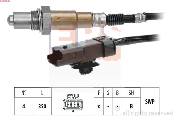 EPS 1.998.623 — Sonda lambda