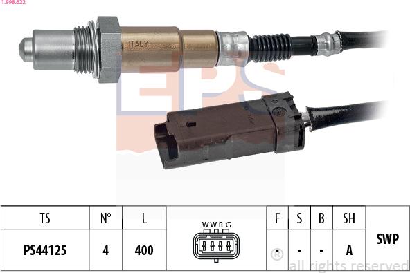EPS 1.998.622 — Sonda lambda