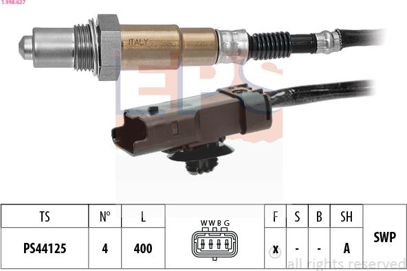 EPS 1.998.627 - SONDA LAMBDA DR 3 1.5 20-