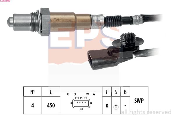 EPS 1.998.095 — Sonda lambda