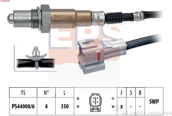 EPS 1.998.091 — Sonda lambda