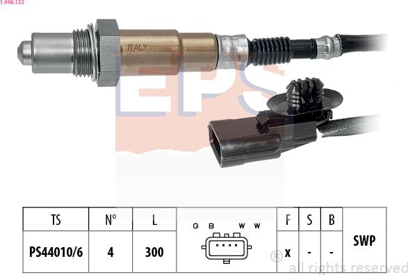 EPS 1.998.132 — Sonda lambda