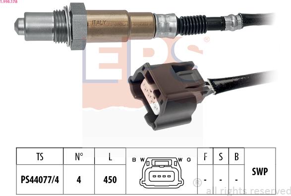 EPS 1.998.178 — Sonda lambda