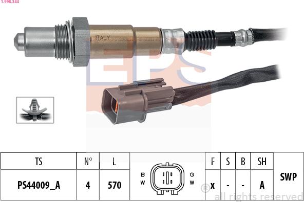 EPS 1.998.344 — Sonda lambda