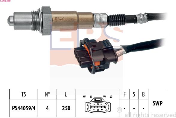 EPS 1.998.249 — Sonda lambda