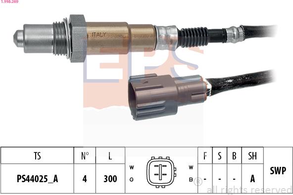 EPS 1.998.269 — Sonda lambda