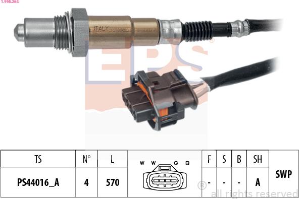 EPS 1.998.264 — Sonda lambda