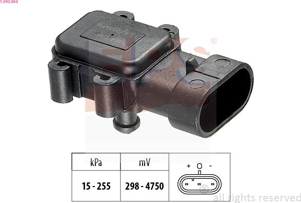EPS 1.993.064 — Czujnik ciśnienia powietrza, adaptacja wysokościowa