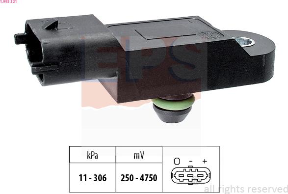 EPS 1.993.121 — Czujnik ciśnienia powietrza, adaptacja wysokościowa