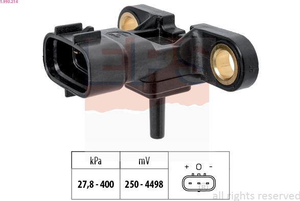 EPS 1.993.214 — Czujnik ciśnienia powietrza, adaptacja wysokościowa