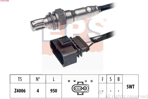 EPS 1.997.049 — Sonda lambda