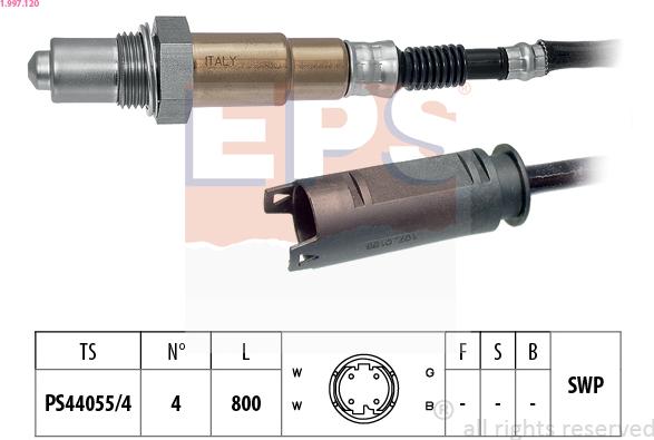 EPS 1.997.120 - SONDA LAMBDA BMW X5 4.6 02-