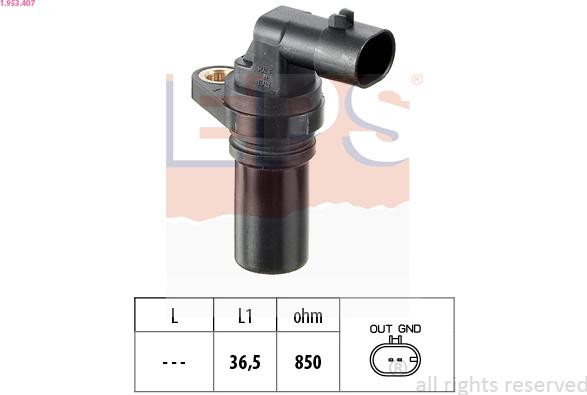 EPS 1.953.407 — Generator impulsów, wał korbowy