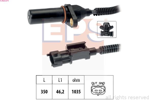 EPS 1.953.571 — Generator impulsów, wał korbowy