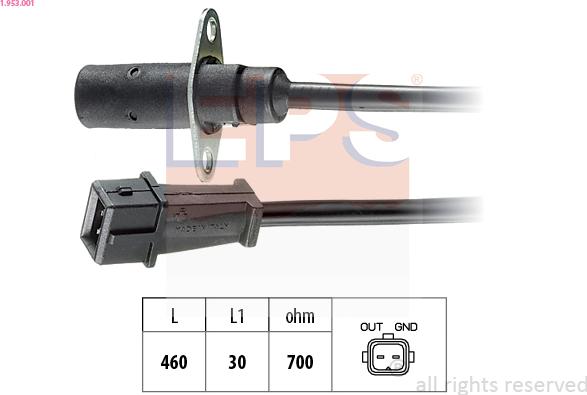 EPS 1.953.001 — Generator impulsów, wał korbowy