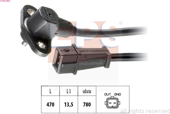 EPS 1.953.003 — Generator impulsów, wał korbowy