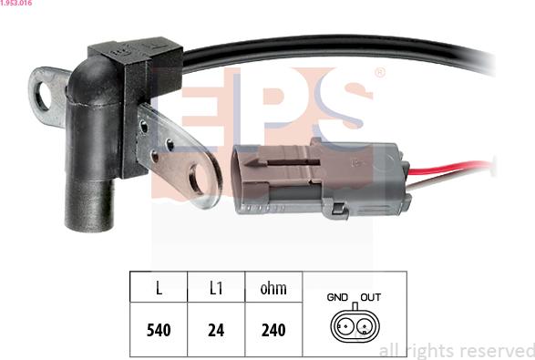 EPS 1.953.016 — Generator impulsów, wał korbowy