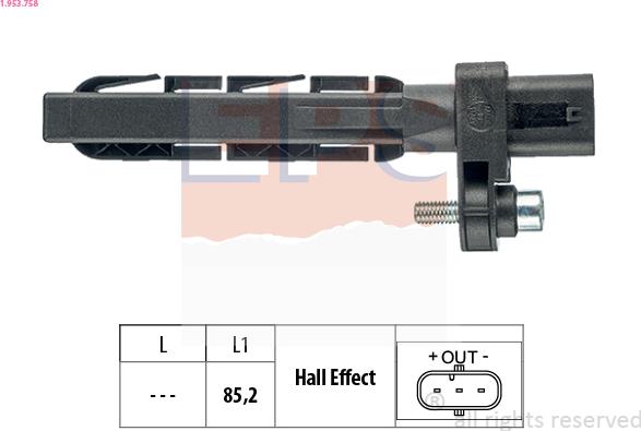 EPS 1.953.758 — Generator impulsów, wał korbowy