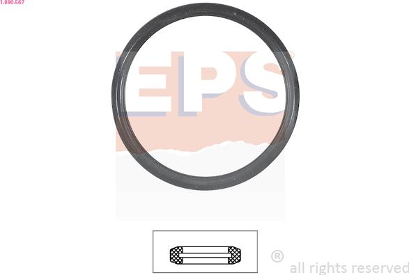 EPS 1.890.567 — Uszczelka, termostat