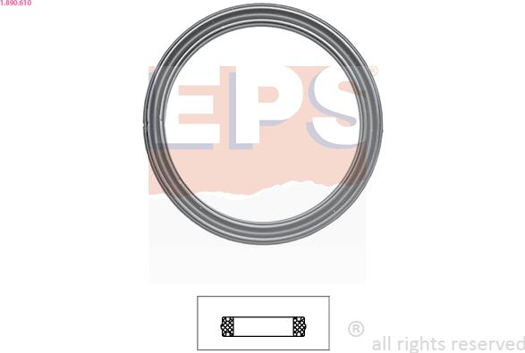 EPS 1.890.610 - USZCZELKA TERMOSTATU SEAT LEON 2.3 00-