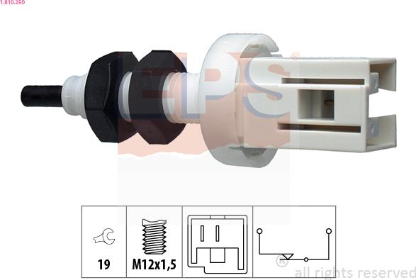 EPS 1.810.250 - WLACZNIK SW.STOP IVECO DAILY II 91-