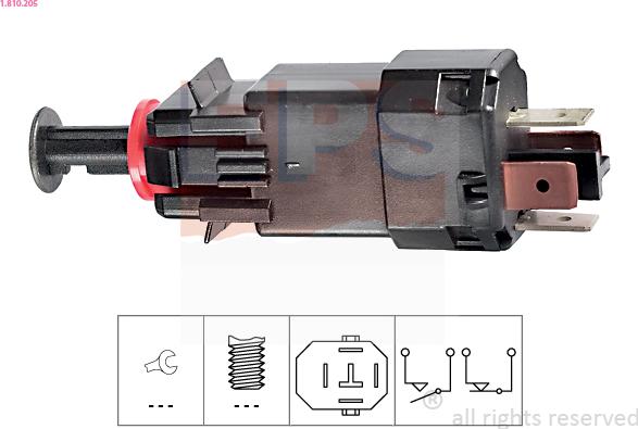 EPS 1.810.205 - WLACZNIK SW.STOP OPEL