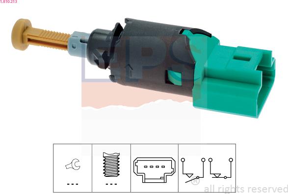 EPS 1.810.213 - WLACZNIK SW.STOP CITROEN.PEUGEOT     02-