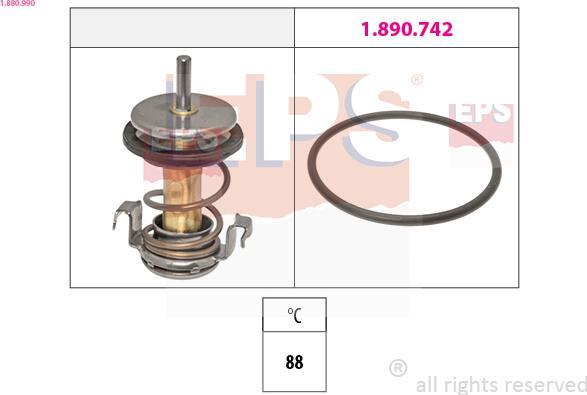 EPS 1.880.990 — Termostat, środek chłodzący
