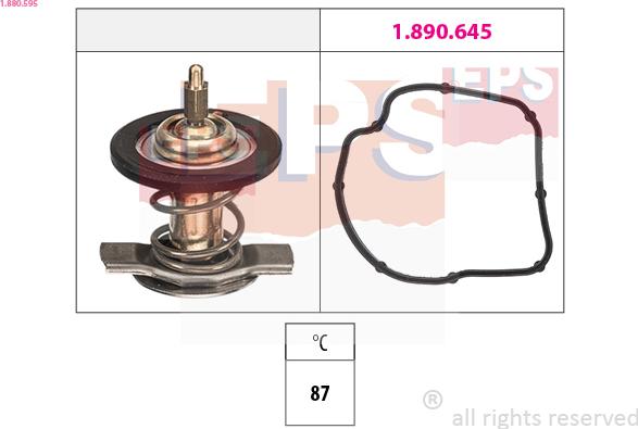EPS 1.880.595 — Termostat, środek chłodzący