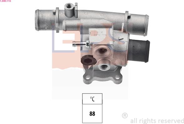 EPS 1.880.116 - TERMOSTAT PALIO.MAREA 1.6 16V 95- -88-