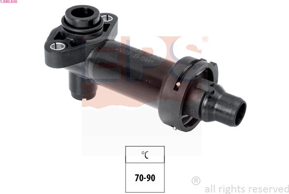 EPS 1.880.836 — Termostat, chłodzenie recyrkulacji spalin