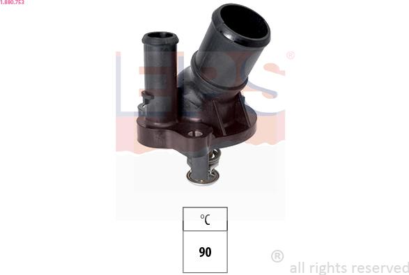 EPS 1.880.753 — Termostat, środek chłodzący